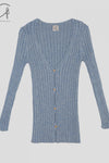 BASERANGE Loulou Cardigan KLOUC-CO-AU23 Blue Mix